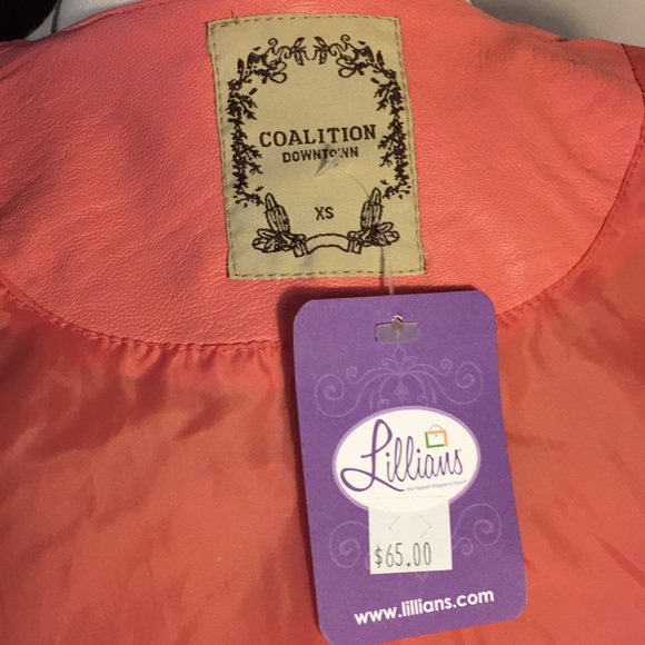 Pink faux leather and Lace 💕 - Picture 5 of 5